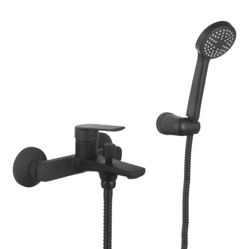 Grifería Ducha Exterior Con Transf Monocomando Peirano Black Rio (83-176N)