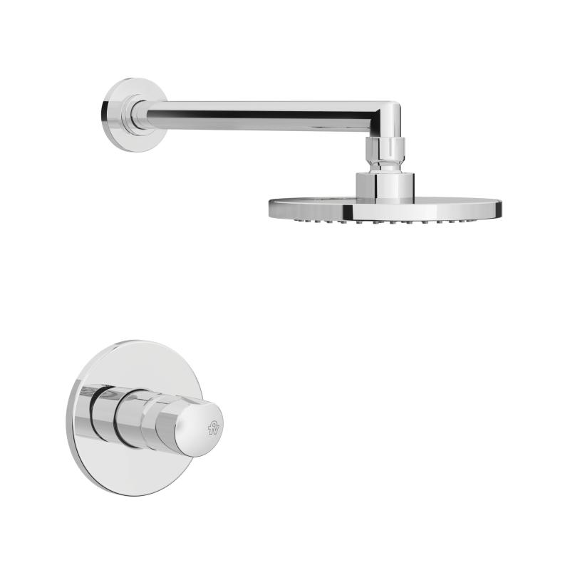 Grifería Monocomando Ducha Sin Transferencia Fv Cilindra 0108/M5 Cromo