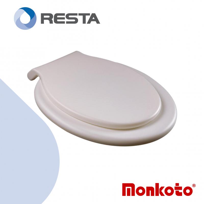 Tapa Asiento Inodoro Monkoto Florencia Plástico Inflado Color Blanco Cod. 101
