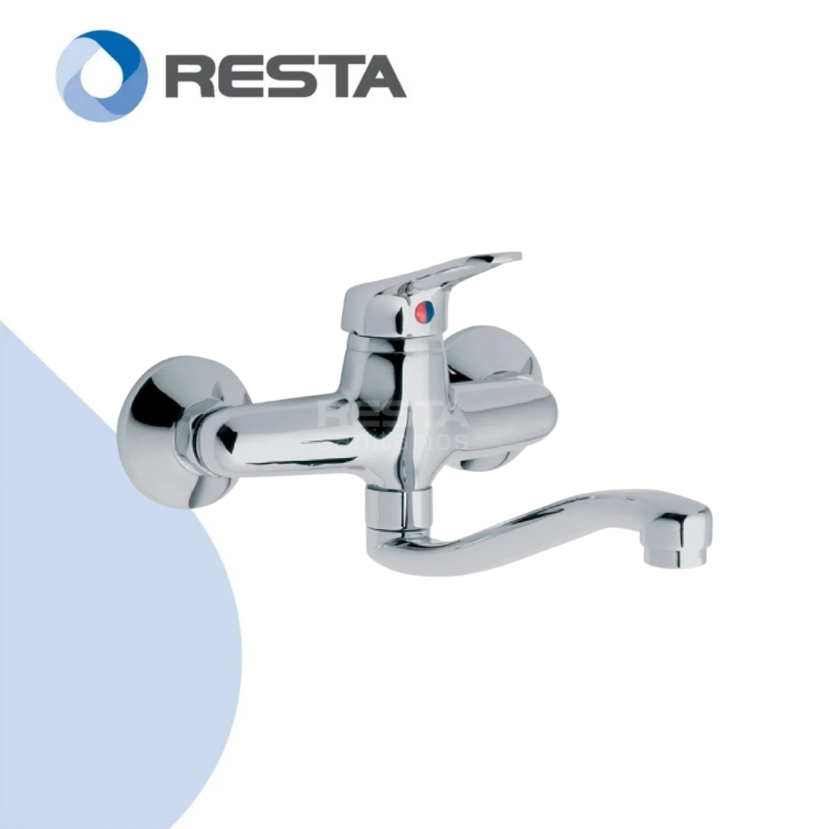 Griferia Cocina Pared Exterior Monocomando Fv Arizona 406/b1