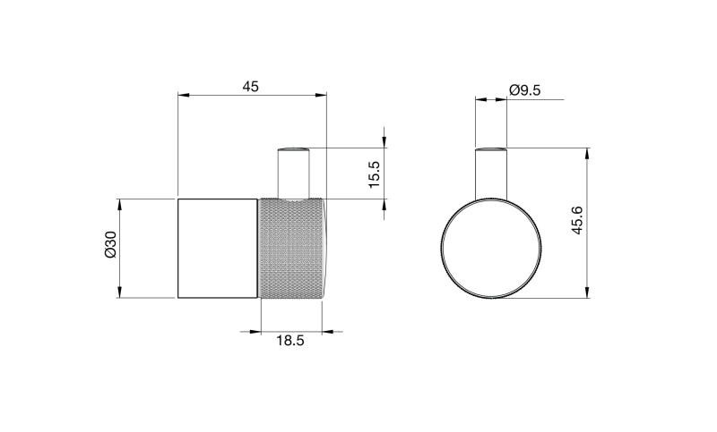 Percha Baño Peirano Fabric Gold 17030G