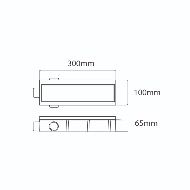 Desagüe Rejilla Encastrable Pleno De 30 Cm Ideal 12100