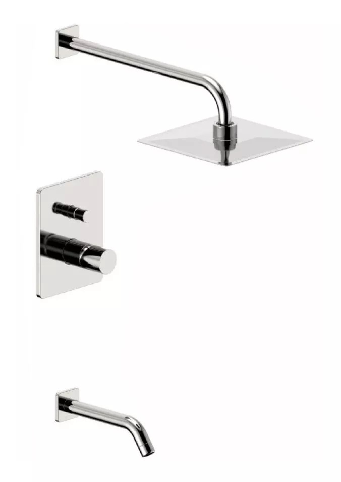 Grifería Ducha Piazza Lounge Cromo 10706