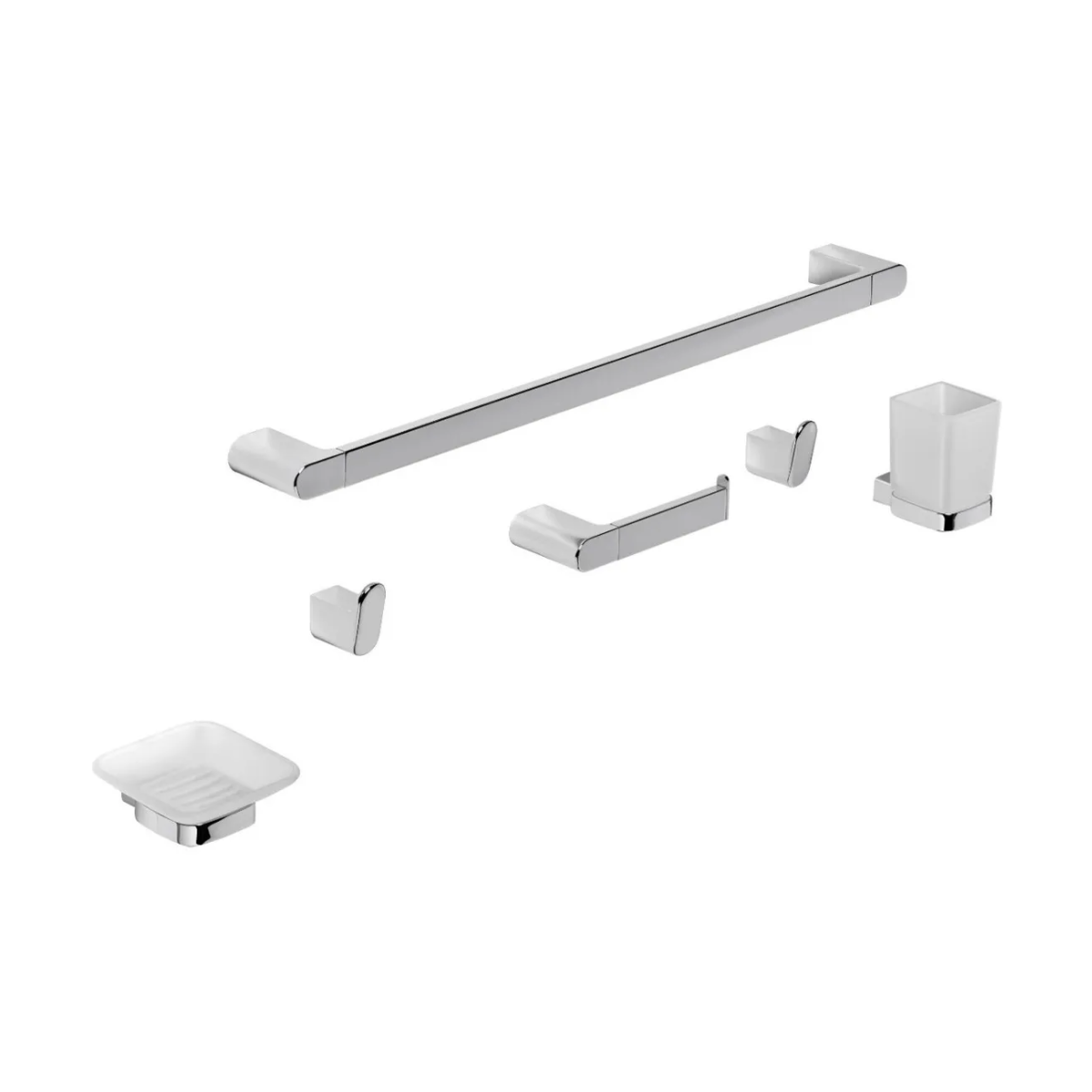 Kit Accesorios Para Baño 6 Piezas Soria 16006 Peirano