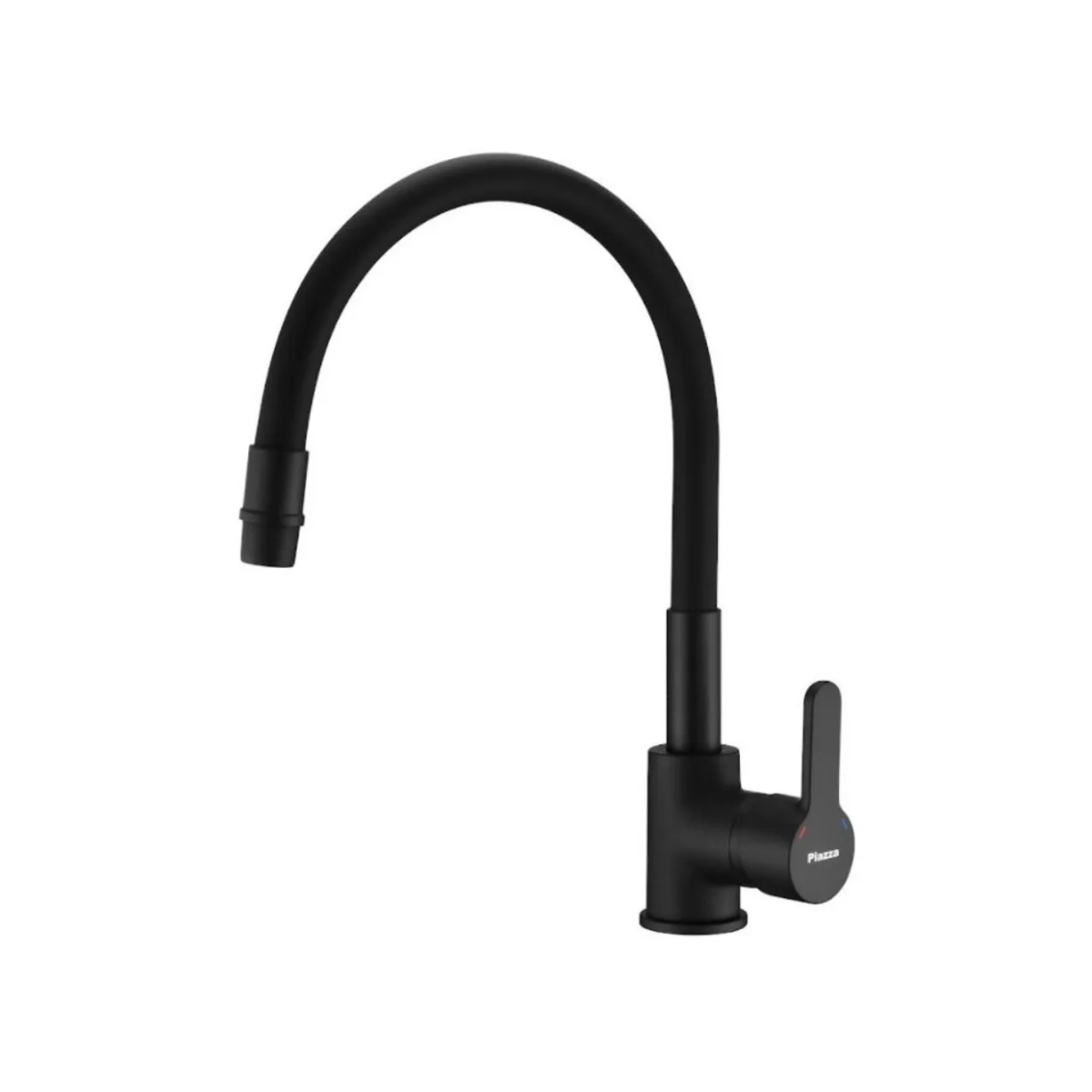 Griferia Cocina Flexible Piazza Emblem Cromatic Negro