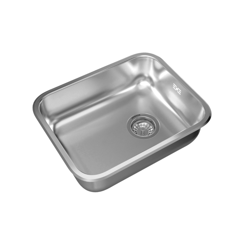 Bacha Pileta Simple Cocina Acero Inoxidable Johnson E44/18