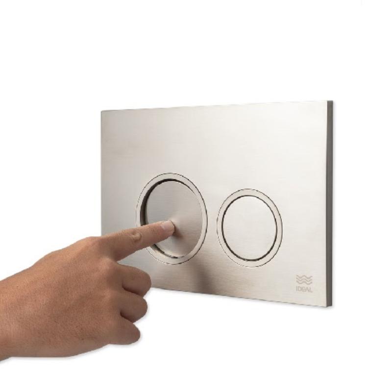 Tapa Deposito Tecla Ideal Suma 2 Ritmo Níquel 80050