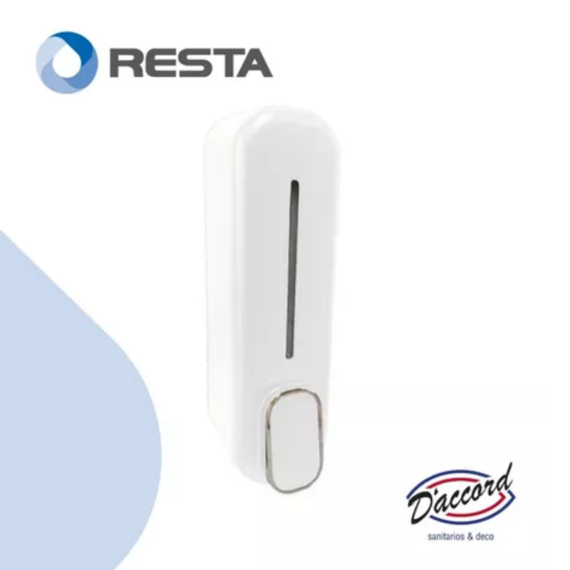 Dispenser De Pared Para Jabón Liquido 350 Ml Blanco Daccord
