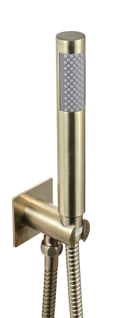 Ducha de Embutir Monocomando 3 funciones Peirano Fabric Gold 80-200G