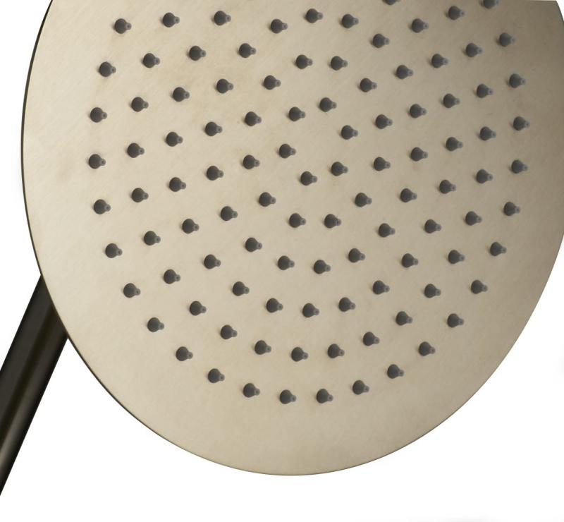 Ducha de Embutir Monocomando 3 funciones Peirano Fabric Gold 80-200G