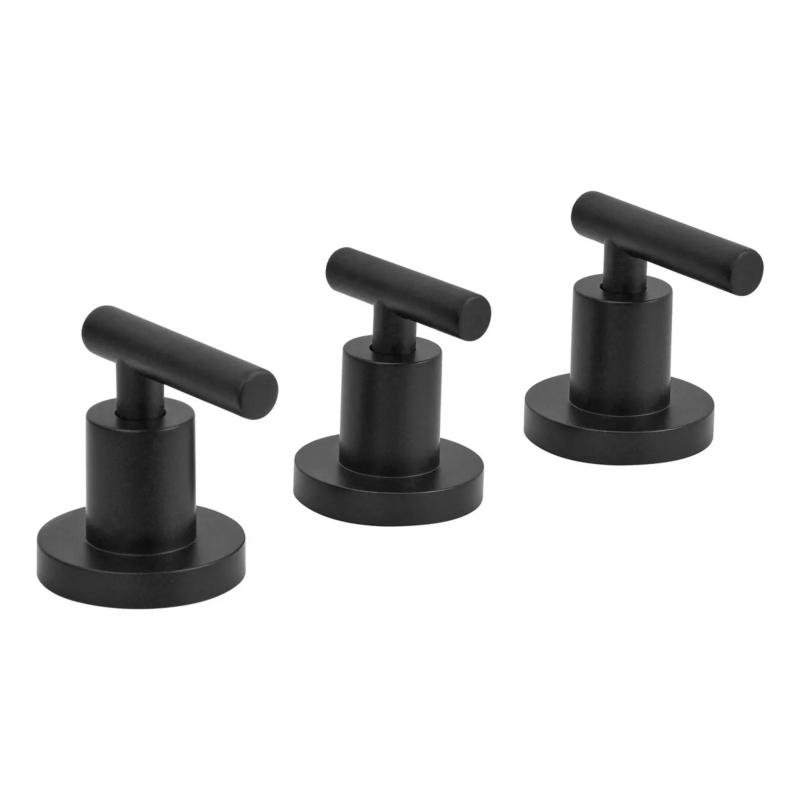 Combo Set Grifería Lavatorio Bidet Ducha Peirano Adra Black 90-166N