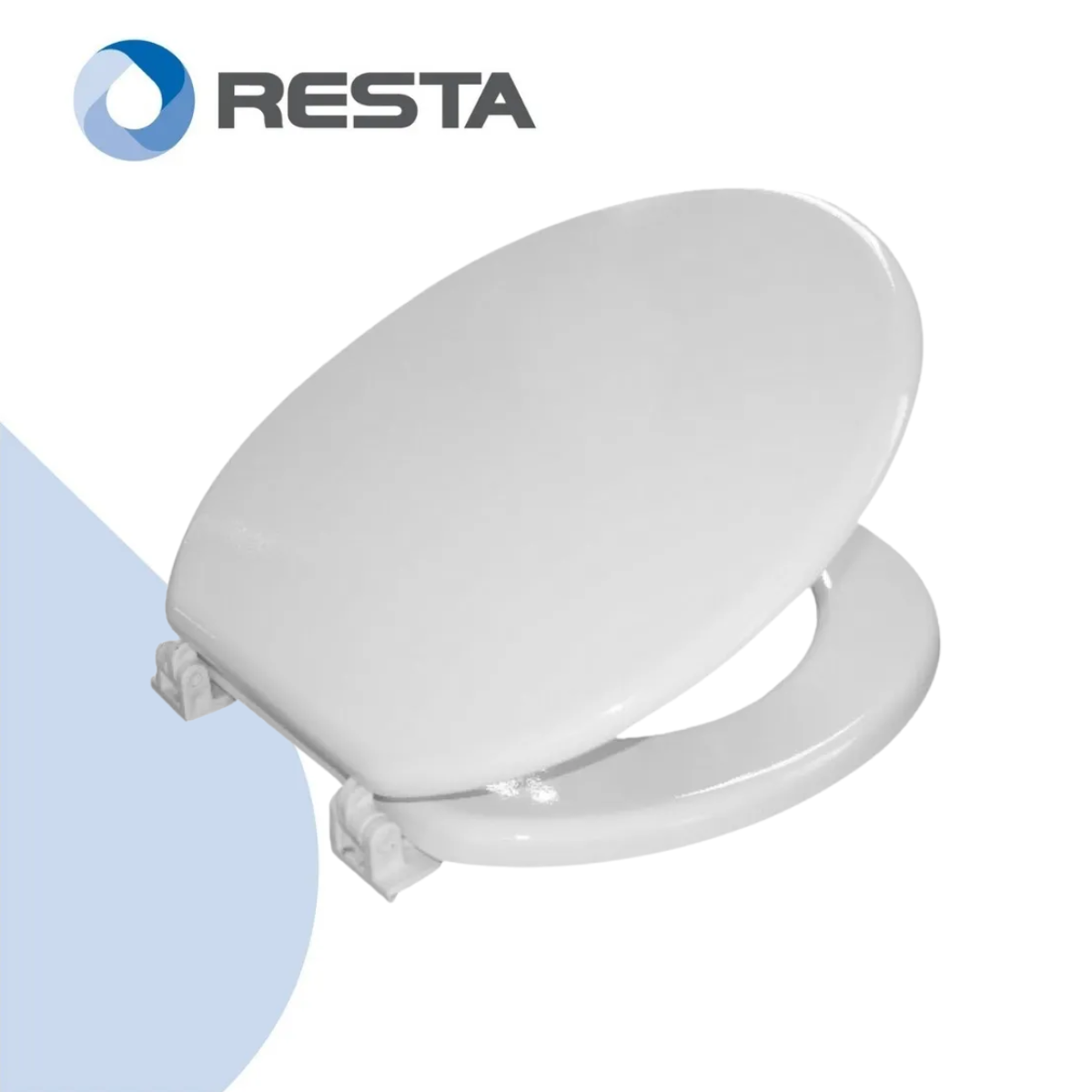 Tapa Asiento Inodoro Ariel 223-p Herraje Nylon