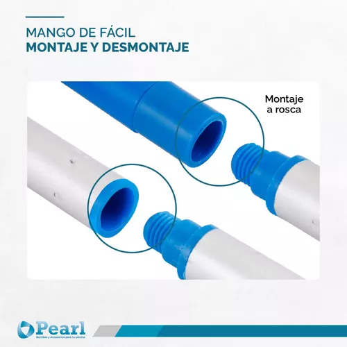 Sacahojas Pileta Pearl 17 Mm 5 Secciones De Mango