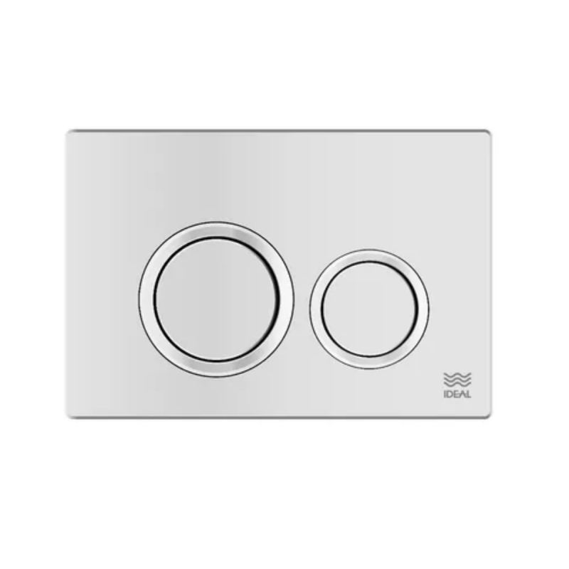 Tecla Ritmo Cromo Mate Ideal 80020