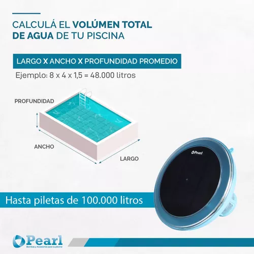 Ionizador Solar Pileta Pearl Anti Cloro Sarro Y Bacterias