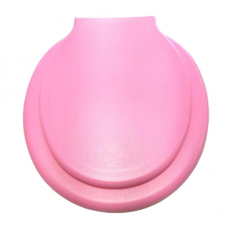 Tapa Asiento Inodoro Monkoto Florencia Plástico Inflado Color Rosa Cod. 117