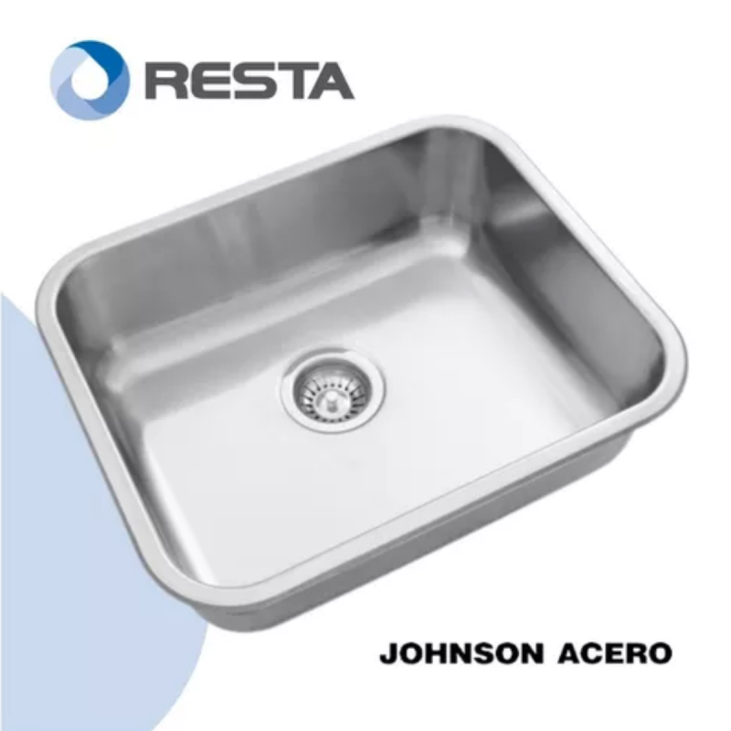 Bacha Pileta Simple Cocina Acero Inoxidable Johnson E50/18