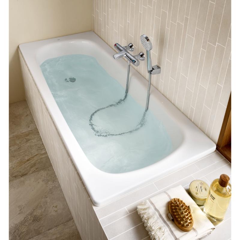 Bañera Chapa Enlozada 150x70 205LTS Blanca Roca Sacha