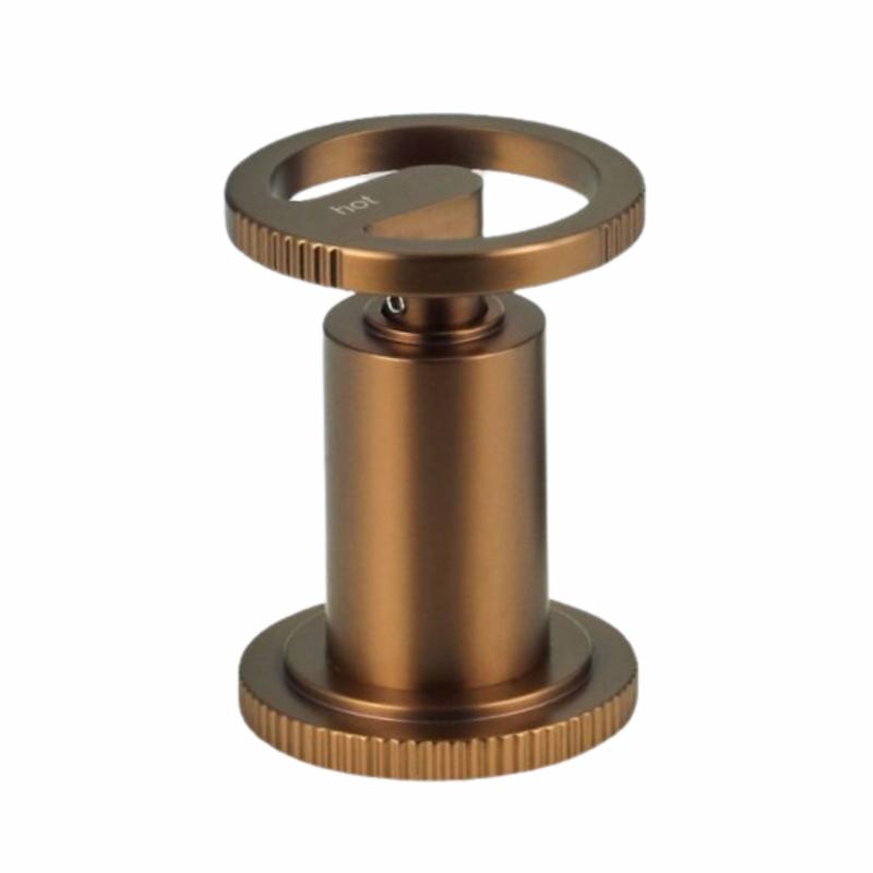 Grifería Lavatorio De Pared Peirano Pulse Dark Gold 62-175DG