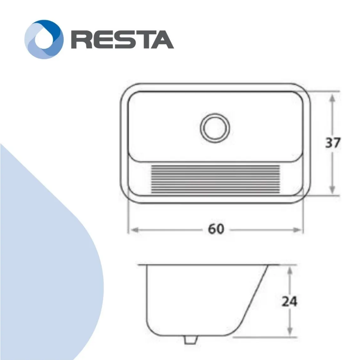 Pileta Lavadero Bajo Mesada Acero Mi Pileta 420l