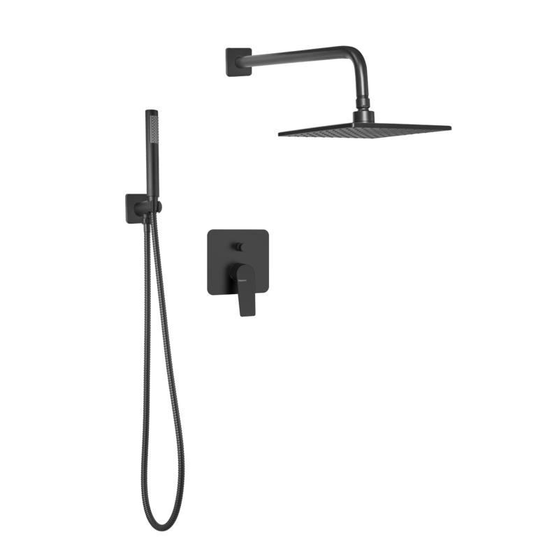 Ducha Y Duchador Monocomando Peirano Linea Black Wave 85-168N