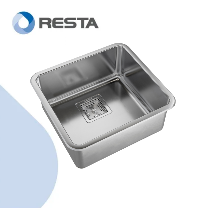 Bacha Pileta Simple Cocina Acero Inoxidable Johnson Q37