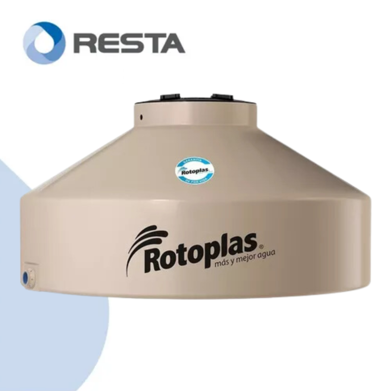 Tanque Cuatricapa Chato 1000 Lts Flat Rotoplas