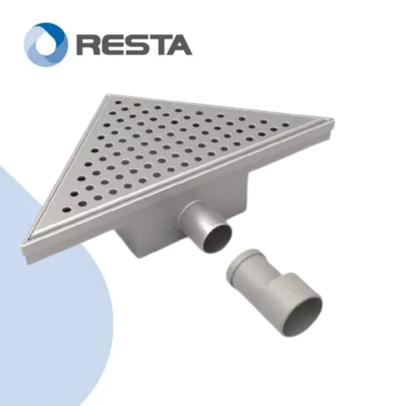 Desagüe Rejilla Triangular Ideal Acero Inoxidable Cód 12045