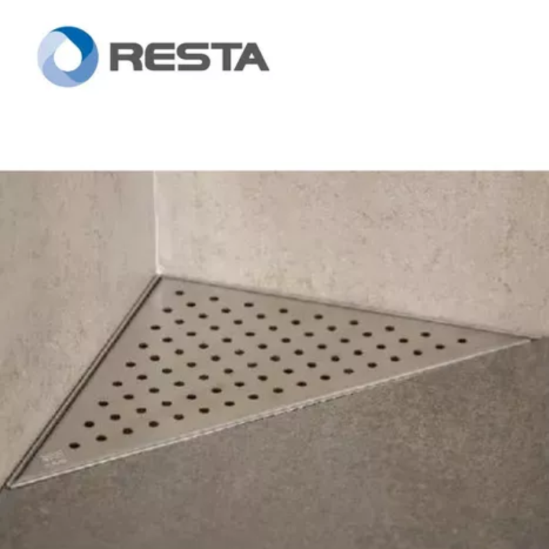 Desagüe Rejilla Triangular Ideal Acero Inoxidable Cód 12045
