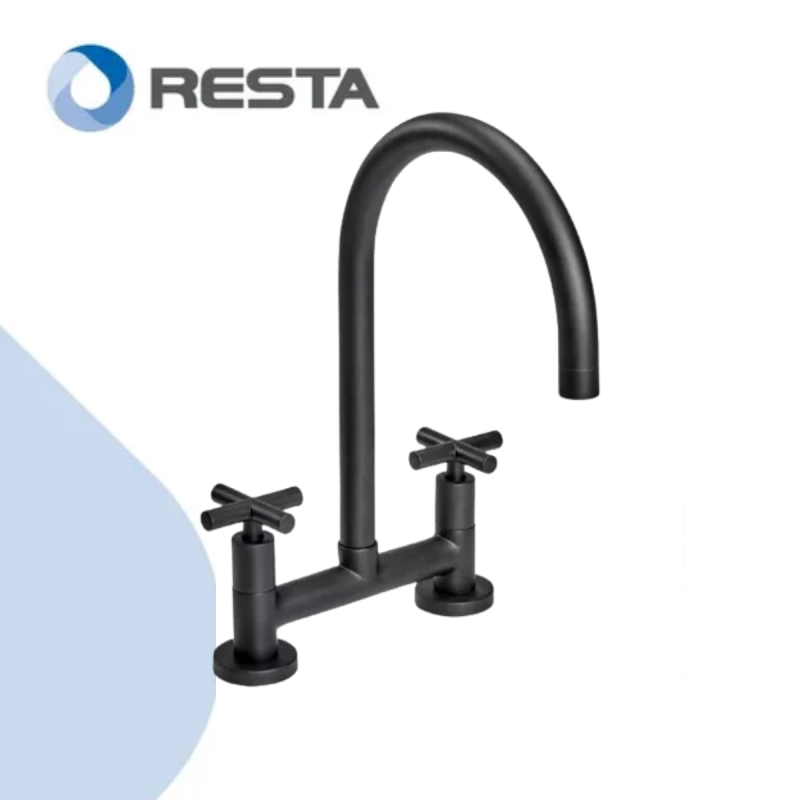 Griferia Cocina Black Velvet Peirano 51-190 Negro