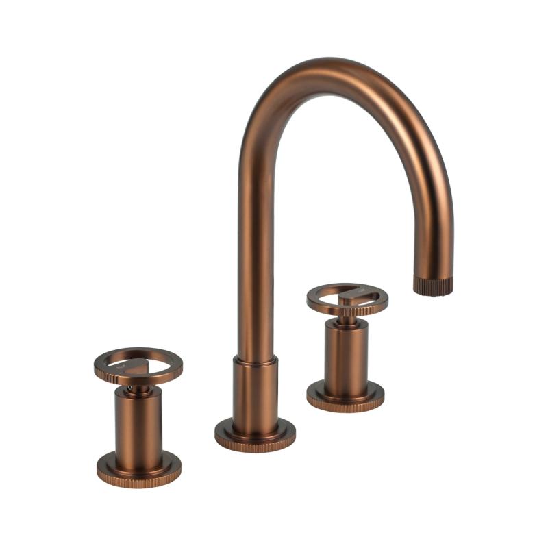 Grifería Lavatorio Baño Peirano Pulse Dark Gold 60-175DG