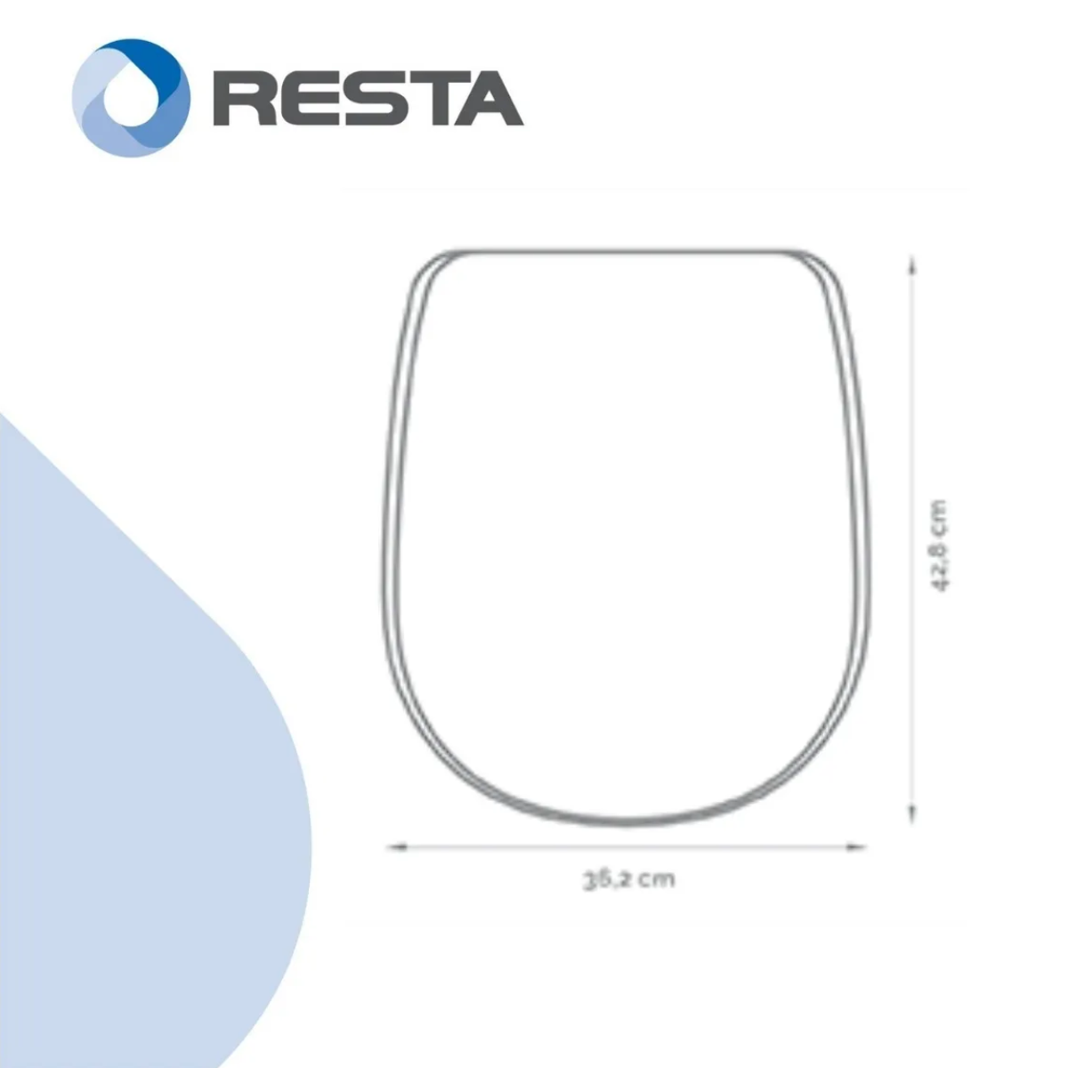 Tapa Asiento Inodoro Ariel 224-m Herraje Metal