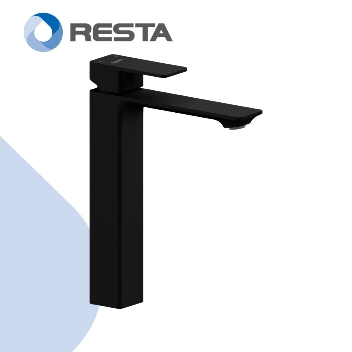 Griferia Monocomando Lavatorio Alto Peirano Soria Black 61-192