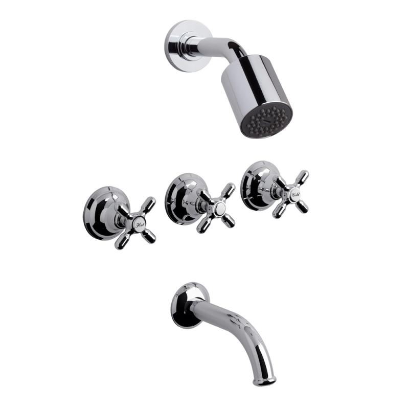 Grifería Ducha Con Transferencia Fv Newport 0103/B2P