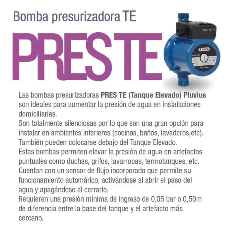 Bomba De Agua Presurizadora 500w Pluvius PRES500W