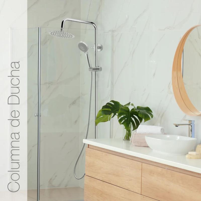 Flor Ducha Columna Exterior Con Transferencia Peirano Adra 84-203