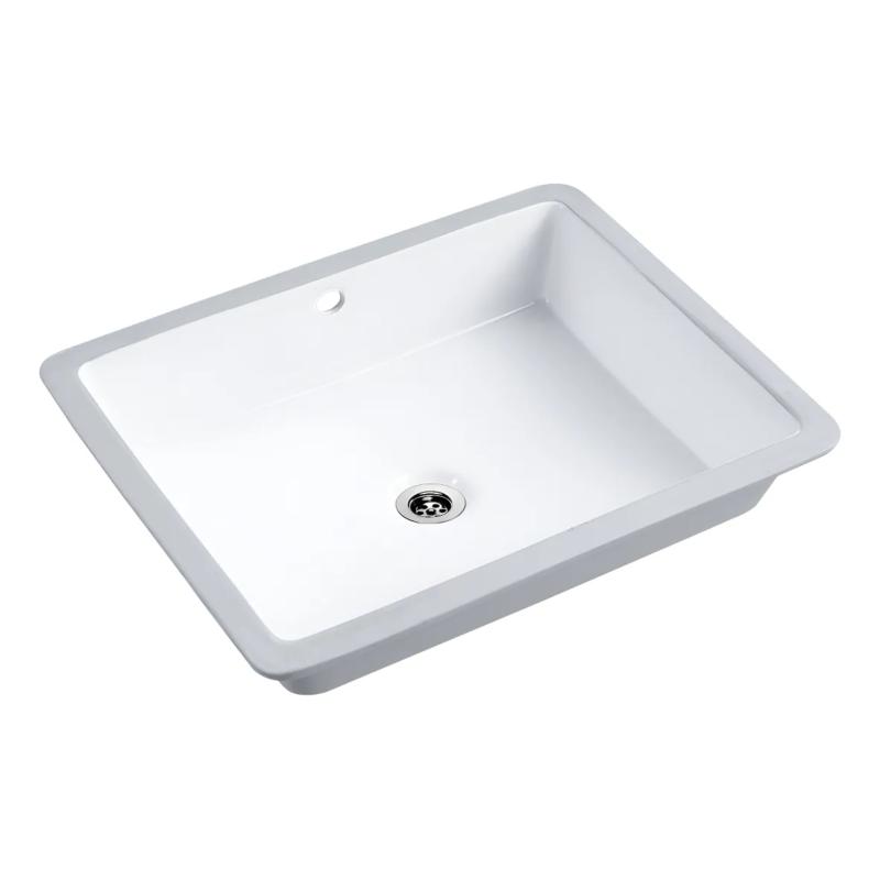 Bacha De Baño Rectangular Peirano BCH20 Blanca 500x400x185