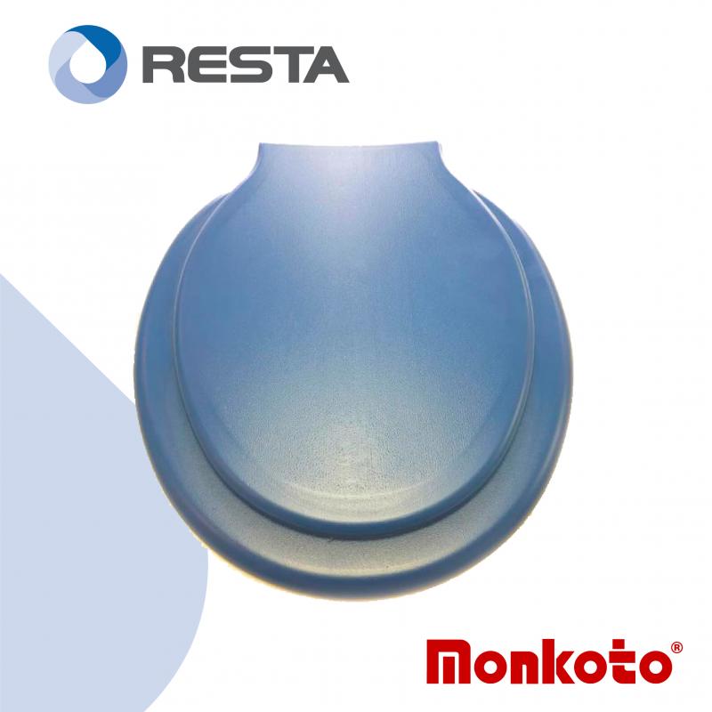 Tapa Asiento Inodoro Monkoto Florencia Plástico Inflado Color Azul Fuerza Aerea Cod. 103
