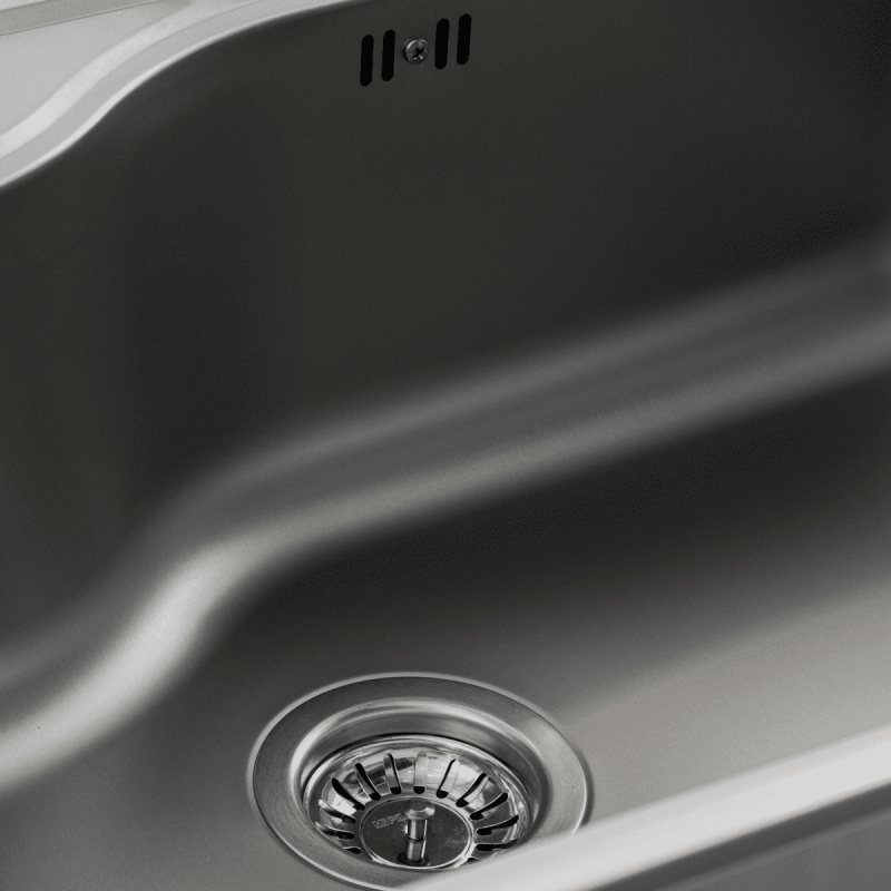 Bacha Cocina Simple Sobre Mesada Mi Pileta VESTA 800E