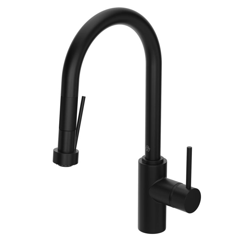 Grifería Cocina Monocomando Fv Augusta Pro 0412/96P Black