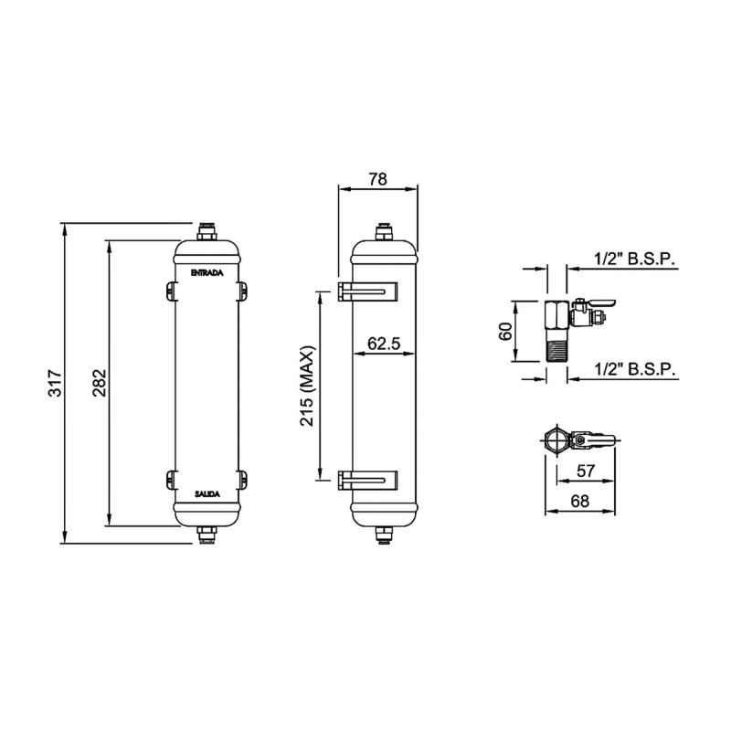 Grifería Cocina Monoc Purificador Agua Peirano Vita 22-178N