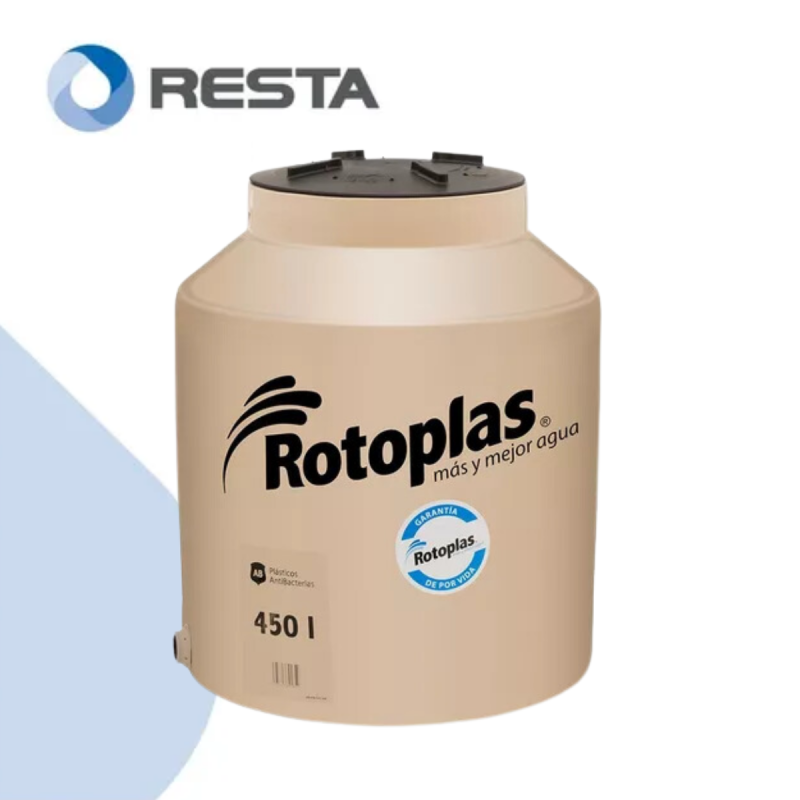 Tanque De Agua Rotoplas Cuatricapa Vertical Polietileno 400l De 0.99 m X 0.85 m