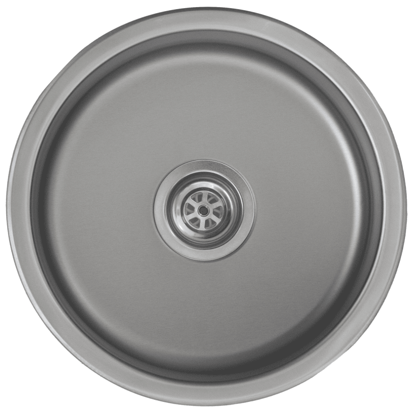 Bacha cocina Simple Redonda Sobre Mesada Mi Pileta VESTA 460E