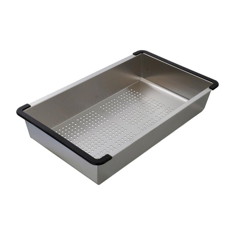 Bacha Cocina Con Accesorios Embutir Peirano Nickel Brushed