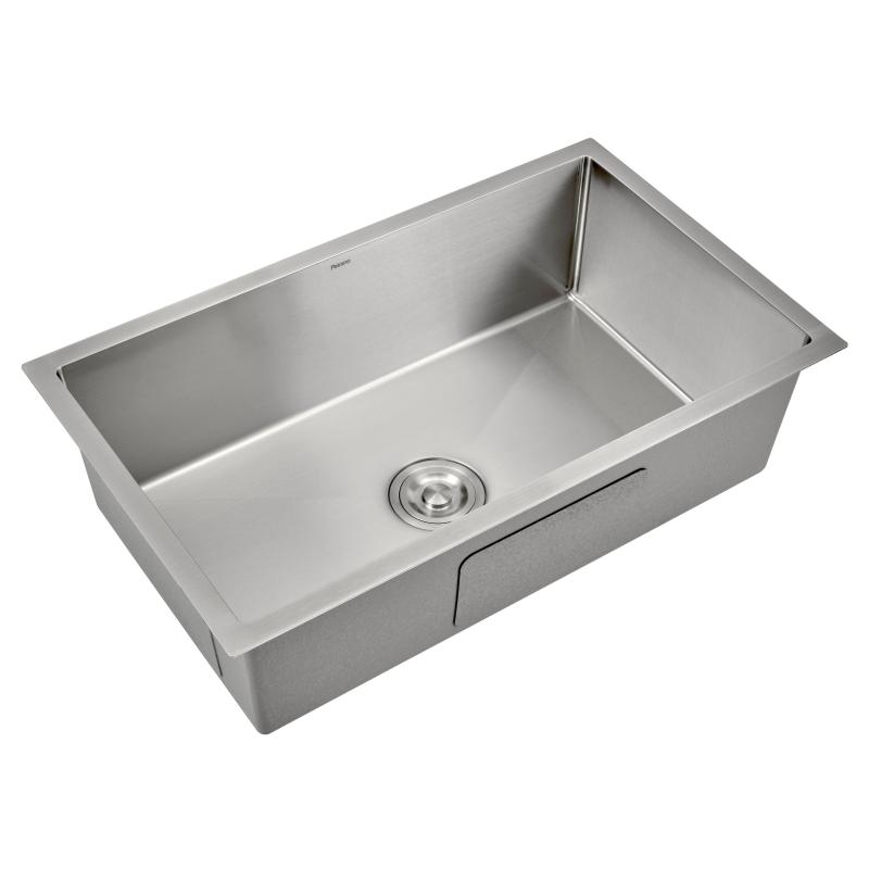 Bacha Cocina Con Accesorios Embutir Peirano Nickel Brushed