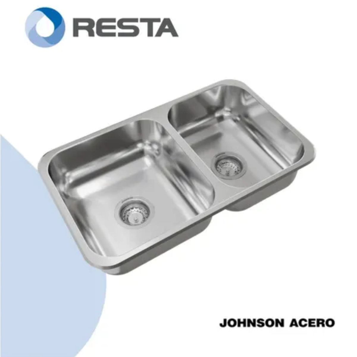 Bacha Pileta De Cocina Johnson Acero Inoxidable R63/18