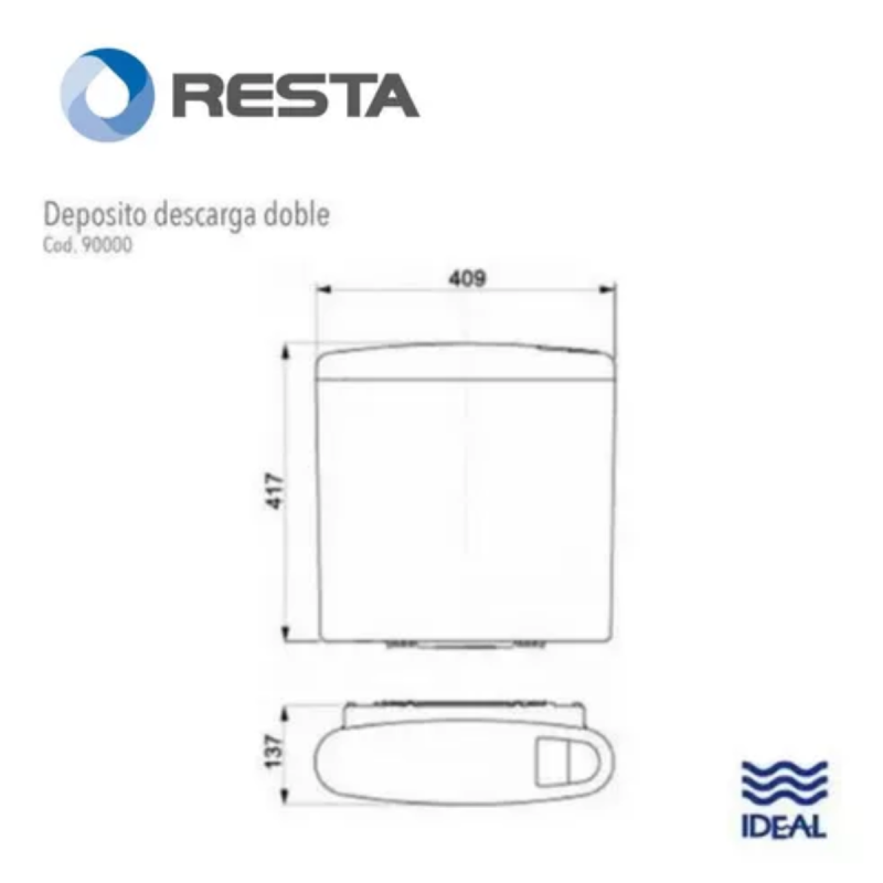 Deposito Mochila Descarga Doble Ideal Suma 90000