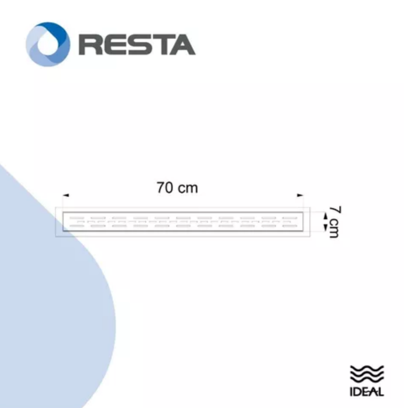 Desagüe Rejilla Lineal 70 Cm Paralela Ideal Cód 12000