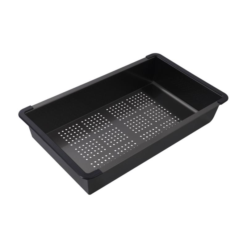 Bacha Cocina Con Accesorios Embutir Peirano Black Gun Brushed