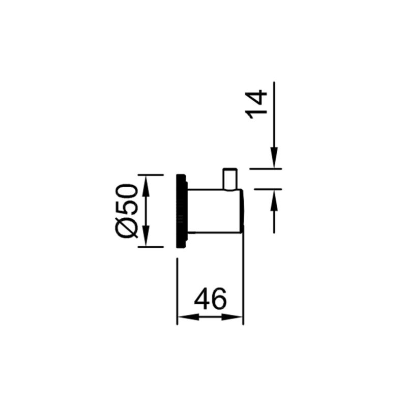 Percha De Baño Peirano Pulse Cromo 20030C